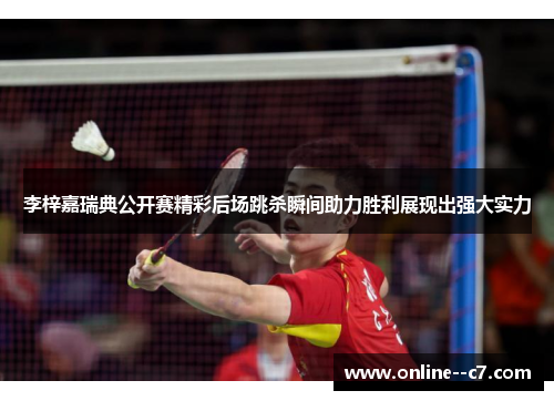 李梓嘉瑞典公开赛精彩后场跳杀瞬间助力胜利展现出强大实力